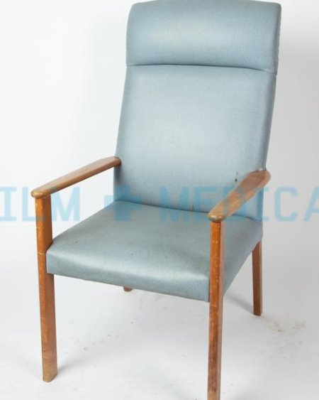 Visitor Chair High Back in Light Blue 